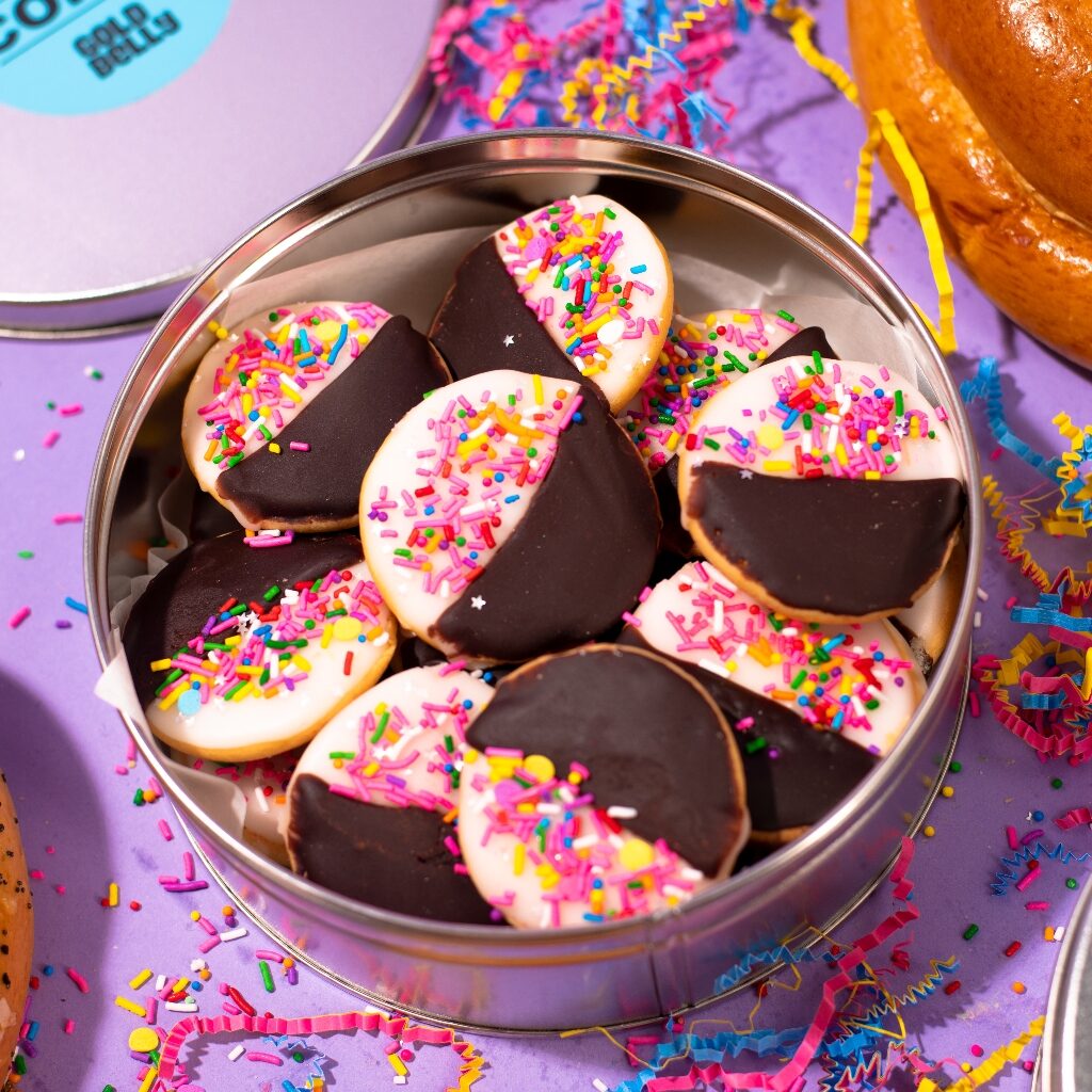 black & white cookies