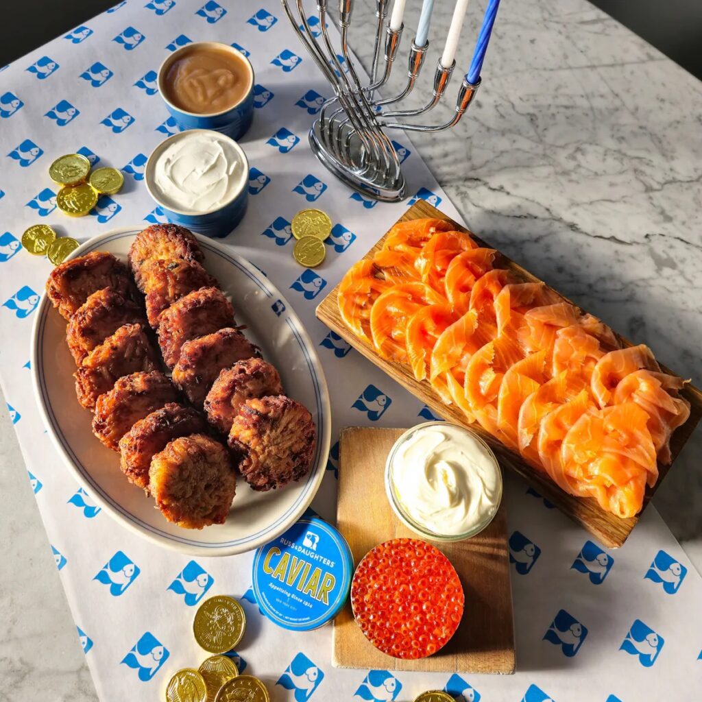 Hanukkah food baskets