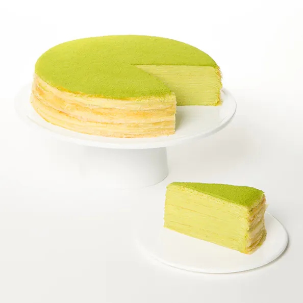 Lady M Confections Green Tea Mille Crêpes Cake