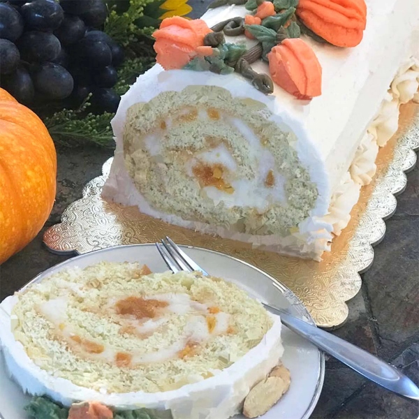 Elegant Brie's Pumpkin Patch Burnt Almond Cake