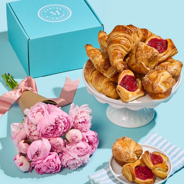 Martha Stewart’s Bake-at-Home French Pastries x The Peony Bouquet