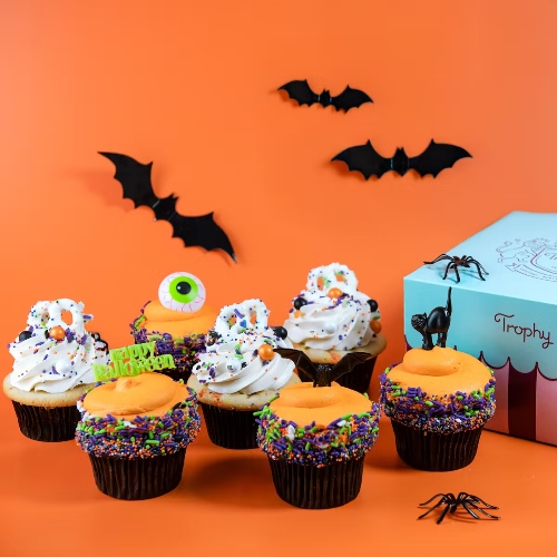 HALLOWEEN SPOOKY _BOOFETTI_ CUPCAKES